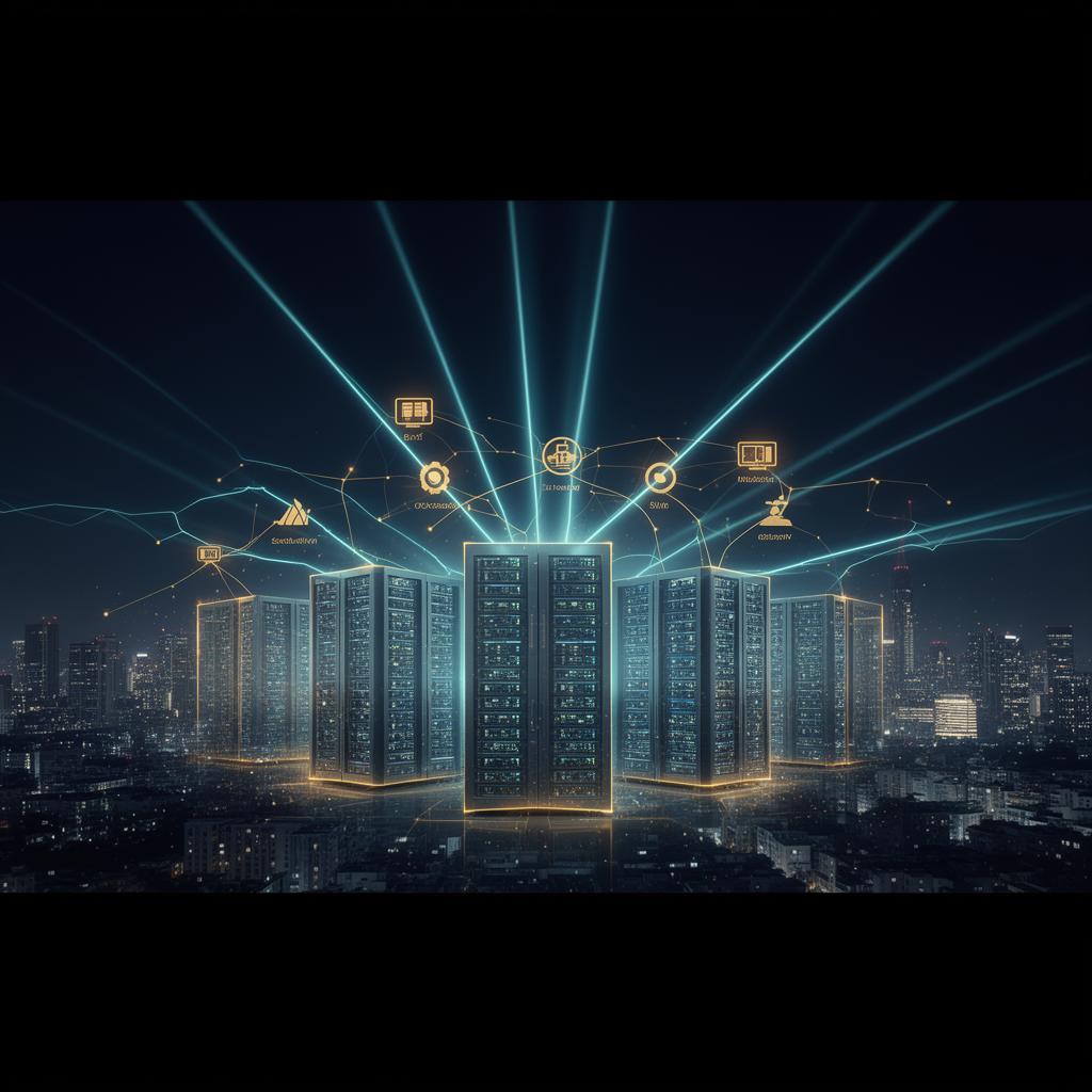 Enterprise infrastructure with connected data centers